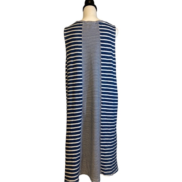 Jane and Delancey Striped Tank Dress Navy/White Size 1X - Picture 3 of 12